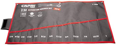 Capri Tools Wrench Roll Up Pouch, SAE