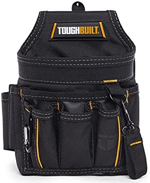 ToughBuilt - Master Electricians Pouch with Shoulder Strap - 25 Pockets and Loops, ClipTech ™ Compatible, Heavy Duty Construction - (TB-CT-104)
