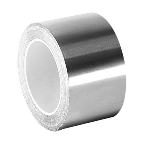 3M 3361 High Temperature Stainless Steel/Acrylic Adhesive Foil Tape, 1 Width x 3yd. Length, 2 Rolls