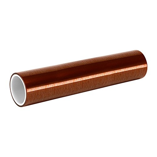 TapeCase BA Series-0.5 x 36yd Amber Polyimide/Acrylic Tape with Acrylic Adhesive, 6800 Dielectric Strength, 1 mil, 36 yd. Length, 0.5 Width