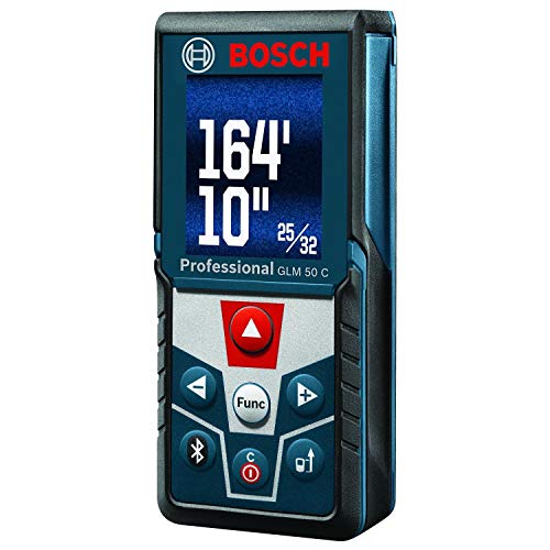 레이저측정기 Bosch GLM 50 C 블루투스 Enabled Laser Distance Measure Color Backlit Display Black-v126 Mini-v126