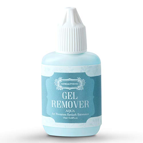 Gel Remover for Eyelash Extension/Quickly and Easily Removes Eyelash Extension Adhesive/Fast Dissolution Time / 15ml (Aqua)