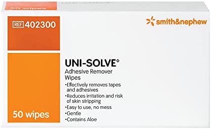 Uni Solve - 402300 Adhesive Remover Wipes, 50 Each