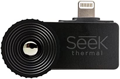 Seek Thermal Compact - All-Purpose Thermal Imaging Camera for iOS , Black - LW-AAA