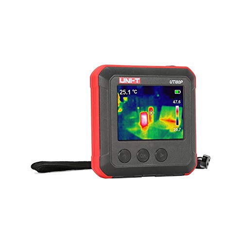 RockyMars UTi80P Thermal Imager Camera, 4800 Pixels Thermal Resolution, -10℃~400℃ Temperature Range with 0.1℃ Resolution, 9Hz Refresh Rate, 16G SD Card