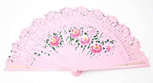 We pay your sales tax Wooden Spanish Floral Print 디자인 Hand Fan Party Decoration Gift