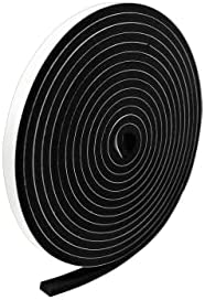 일본제 플랜《푸》 오리지날 틈 테이프 스키마《지》 검정 블랙 후 2 mm × 폭 10 mm ×길이2 m 4M분(1권 중에(속에) 2개입) 쿠션 테이프 고무 스펀지 방수 방음 틈 창현관 미닫이문 틈 패킹