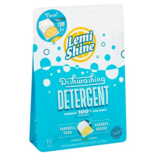 식기세척기 세제 Lemi Shine Dishwasher Detergent Pacs 15 count