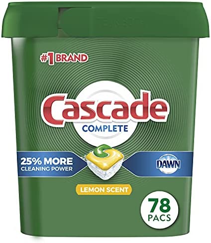 식기세척기 세제 Cascade Complete Action Pacs 90-count