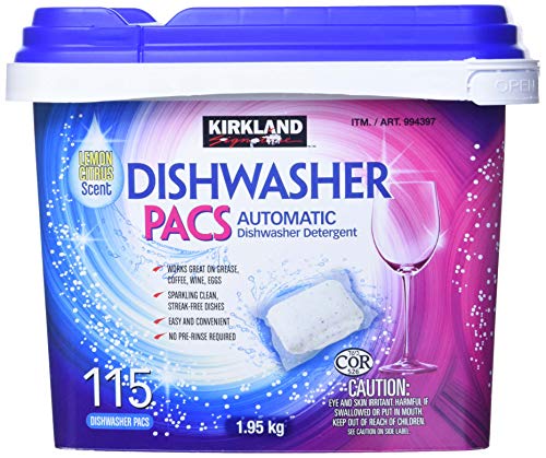 식기세척기 세제 Kirkland Signature Easy Use Streak Free Premium Dishwasher Pacs Automatic Detergent