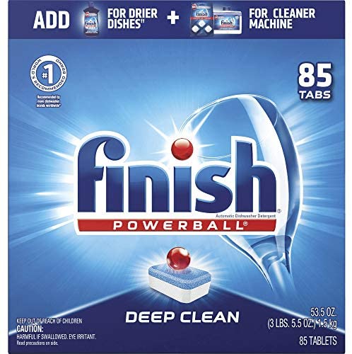 식기세척기 세제 Finish - All 1-85ct Dishwasher Detergent Powerball Dishwashing알 Dish Tabs Fresh Scent