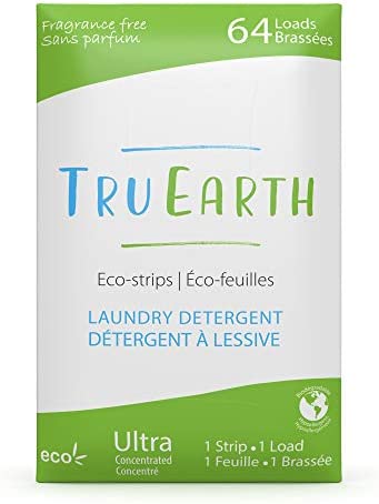 세탁세제 Tru Earth Eco-Strips Laundry Detergent Fragrance-Free