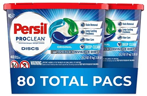 세탁세제 Persil Proclean Discs Laundry Detergent Stain Fighter 15 Count