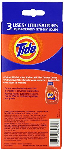 Tide Travel Size, Original Scent Liquid Laundry Detergent, 1 Load