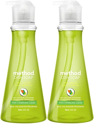 Method Dish Soap, Clementine, 18 Ounces, 6 pack, Packaging May Vary