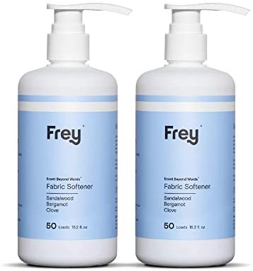 FREY Natural Liquid Fabric Softener - 2 Pack, Fabric Conditioner Keeps Clothing Looking, Feeling and Smelling Better (Cedarwood/Bold Fragrance)