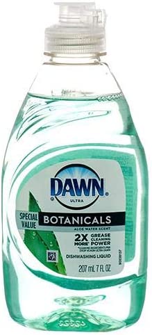 미국 주방세제 Dawn Ultra Dish 리퀴드 7Oz Botanicals Aloe Water Scent Package May Vary팩 6