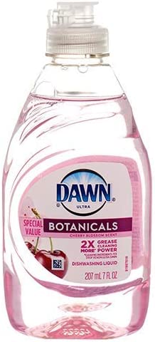 Dawn Ultra BOTANICALS DISHWASHING Liquid Cherry Blossom 7oz (Package May Vary) Pack (2)
