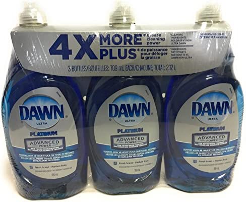 미국 주방세제 Dawn Dish Soap Ultra Platinum Advanced Power 4X More 24 Fl. OZ x 3