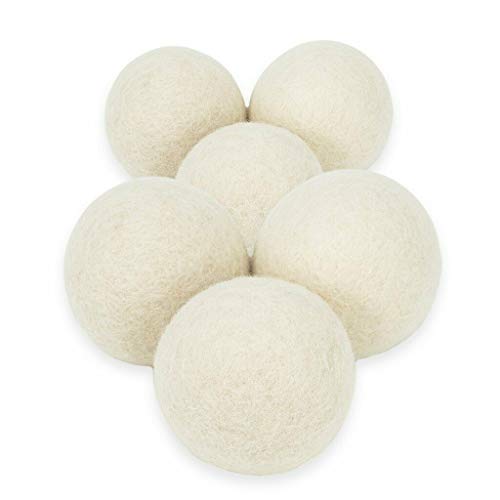 Wool Laundry Dryer Ball by Mili Felt -Reusable Extra Large Premium Natural Fabric Softener, Reduces Clothing Wrinkles, Eco-Friendly ~ Made of 100% Pure New Zealand Wool ~ Made in Nepal