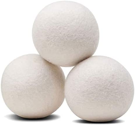 건조기 필수품 드라이어볼 Wool Laundry Dryer Ball Mili Felt -Reusable Extra Large Premium Natural Fabric Softener Reduces Clothing Wrinkles Eco-Friendly Made 100% Pure New Zealand Nepal 5