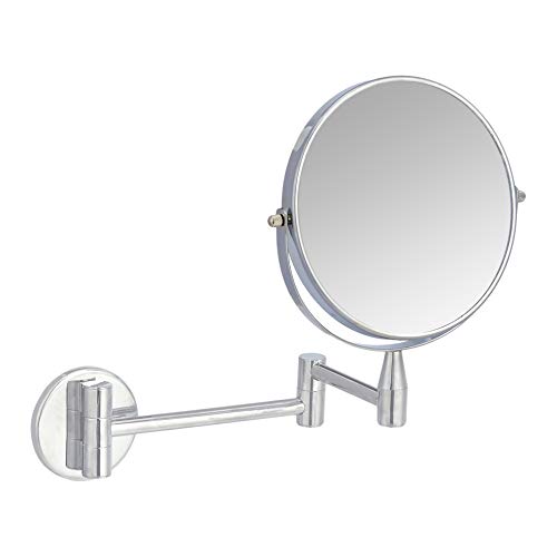 화장미러 Wall-Mounted Vanity Mirror - 1X/5X Magnification Chrome