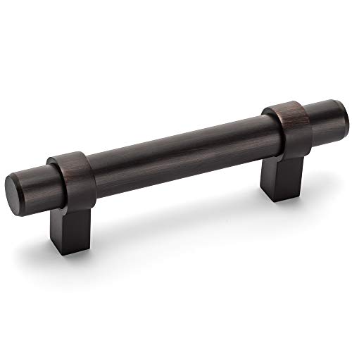 10 Pack - Cosmas 161-3ORB Oil Rubbed Bronze Cabinet Bar Handle Pull - 3 Inch (76mm) Hole Centers