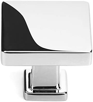 KOOFIZO Solid Square Bar Cabinet Handle - Black Furniture Pull, 5 Inch/128mm Screwhole Distance, 10-Pack for Kitchen Cupboard Door, Bedroom Dresser Drawer, Bathroom Wardrobe Hardware