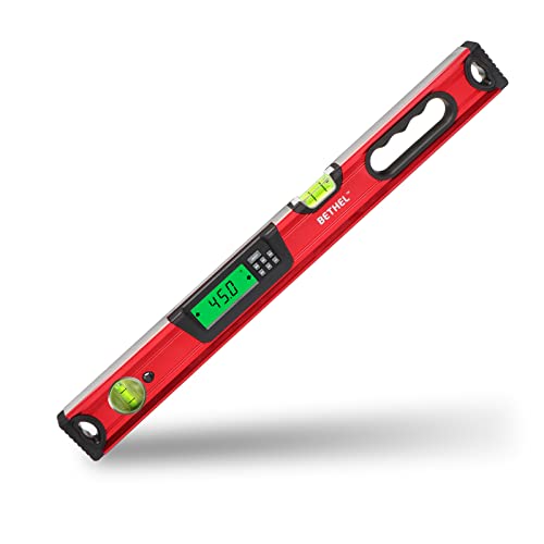 24 inch Digital Level,Digital Smart Level Tool Electronic Level Tool and Protractor - Master Precision - IP54 Dustproof and Waterproof