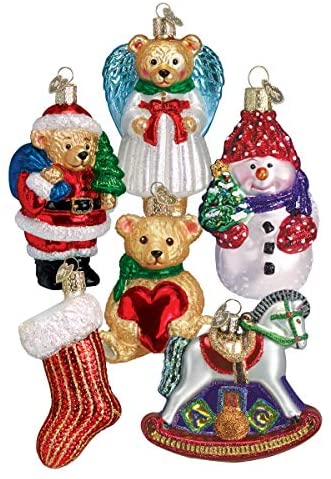 Old World Christmas Ornaments: Child First Christmas Coll Glass Blown Ornaments for Christmas Tree