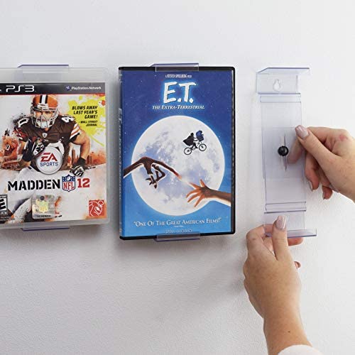 CollectorMount - 벽 고정형 DVD 디스플레이 전시 선반 3개세트
