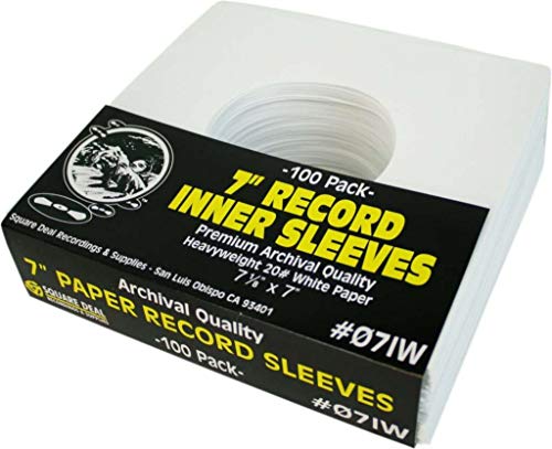 7인치 LP 보호 페이퍼 이너 슬리브 100매