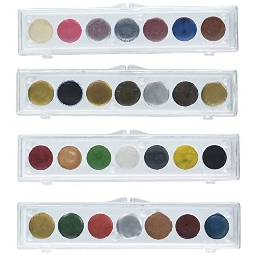 Craf-t Products Complete Set of Rub On Metallic Embellishment Colours All 4 Sets