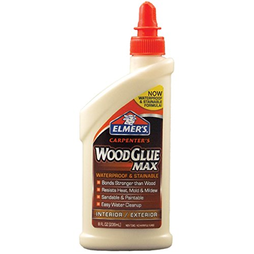 Elmer E7300 Carpenter Wood Glue Max, 8 Ounces