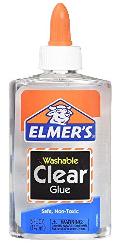 ELMER'S Washable Clear Glue (147ml) 슬라임 구조에 [병행수입품]