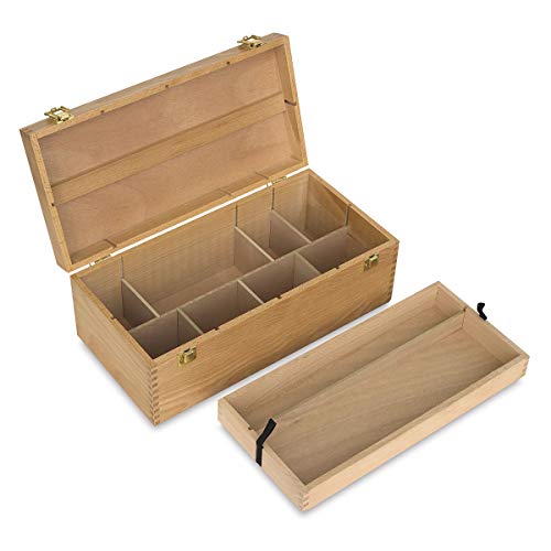 Art Alternatives 우드 Box Supply Chest,Brown,16-1/8&quotx8&quotx5-7/8"