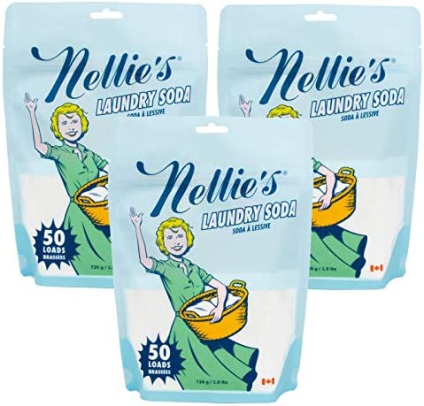 Nellies Laundry Detergent Soda, 1.6lbs, 50 Load Bag