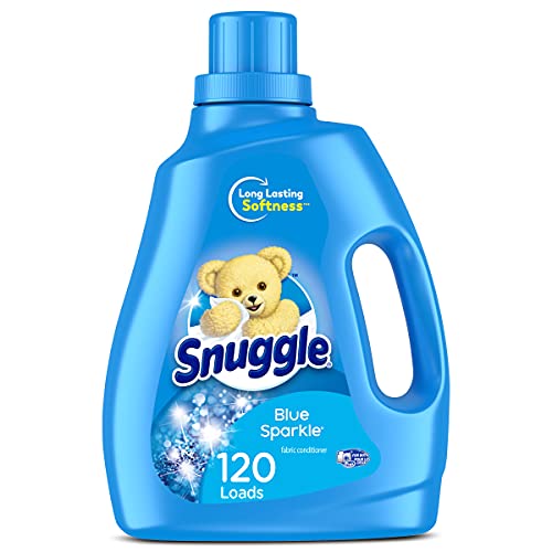 Snuggle Ultra Fabric Softener Liquid, Blue Sparkle, 120 Fluid Ounce