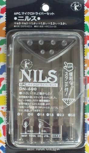 베스트 6PC.마이크로 드라이버 세트 닐스 DN-600