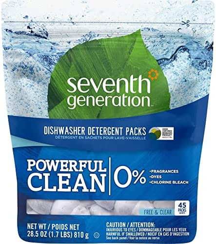 Seventh Generation Auto Dish Powder Free & Clear 45 oz