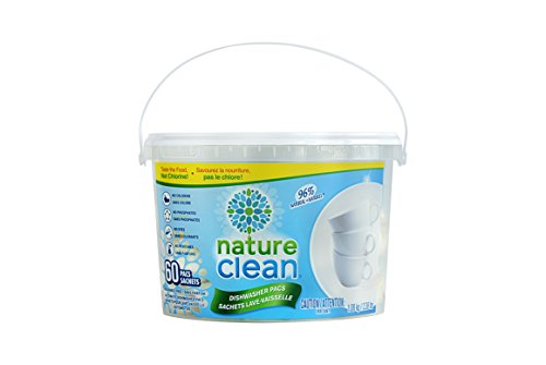 Nature Clean Automatic Dishwasher Packs, 60 Count