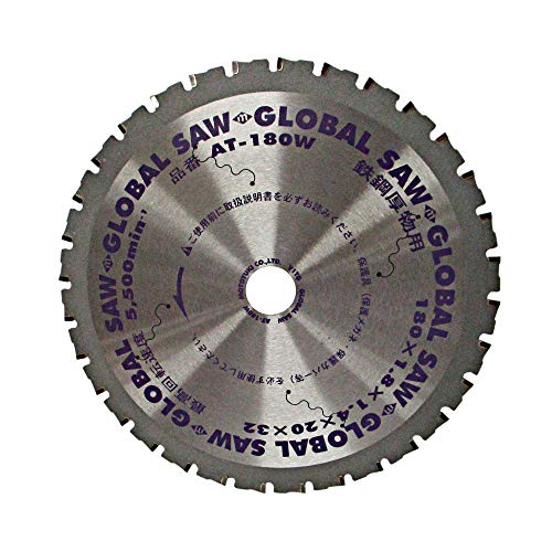 《모토유키》 글로벌 saw 팁(칩) saw 두꺼운 옷 철강용 AT-180W