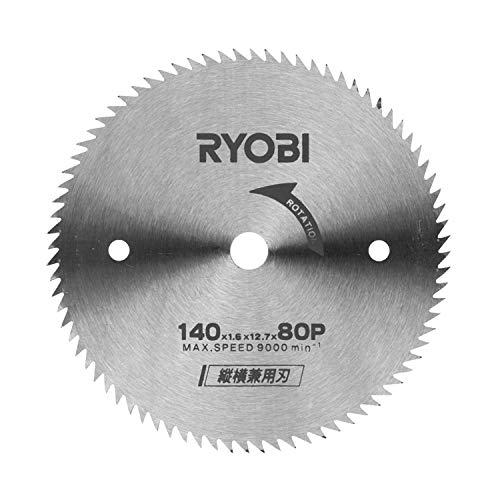 료비 RYOBI 원형톱 인 세로 가로 겸용인 140x12.7mm 80P 6651567