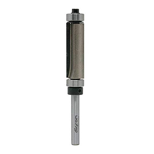트리머 비트 더블 베어링 플래쉬 트림 비트 6mm축 ( 인지름12.7mm ) Microtungsten carbide dm312508