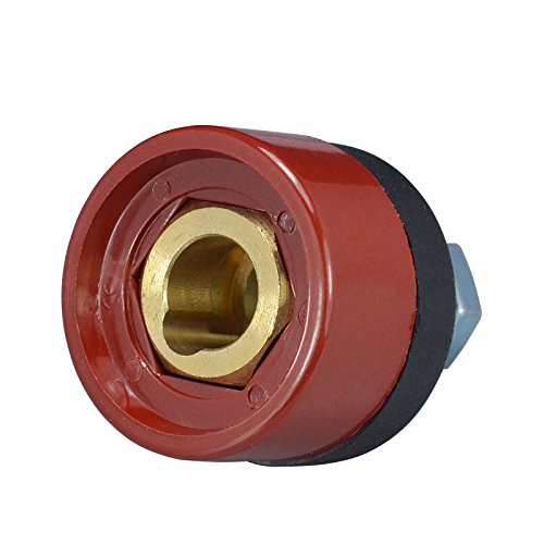 DKZ35-50패널 소켓Dinse케이블 Connector 빨간 색300-400A피트TIG용접기