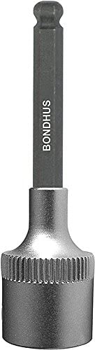 【국내 정규품】BONDHUS(본 다《스》) 육각 볼 포인트・소켓 비트3/4인치 [차이 입각:12.7mm 전장:175mm 비트 전장:150mm] 흑염색 가공 No.43719