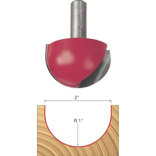 Freud 18-138 2-Inch Diameter Round Nose Router Bit with 1/2-Inch Shank by Freud