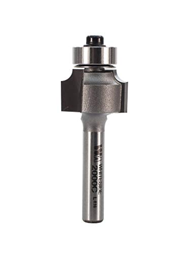 Whiteside Router Bits 2000C Round Over Bit with 1/8-Inch Radius, 3/4-Inch Large Diameter and 1/2-Inch Cutting Length by Anchor Fasteners [병행수입품]