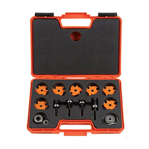 CMT 823.001.11 Slot Cutter Set in Carrying Case, 8mm bore<!-- @ 15 @ --> Carbide-Tipped by CMT