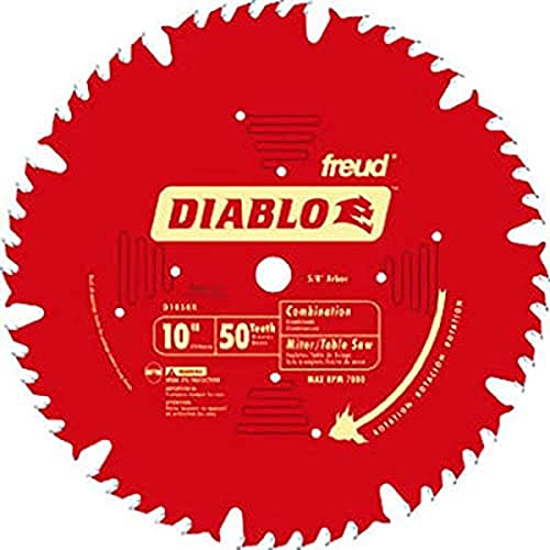 Diablo Carbide Tipped Table<!-- @ 15 @ --> Miter<!-- @ 15 @ --> And Radial Arm Saw Blade-10" 50T SAW BLADE